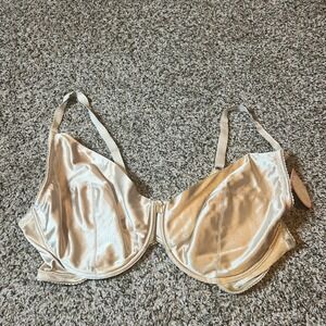 Yange Full‎ Coverage Vintage Bra Adjustable Straps Underwire Support 48D